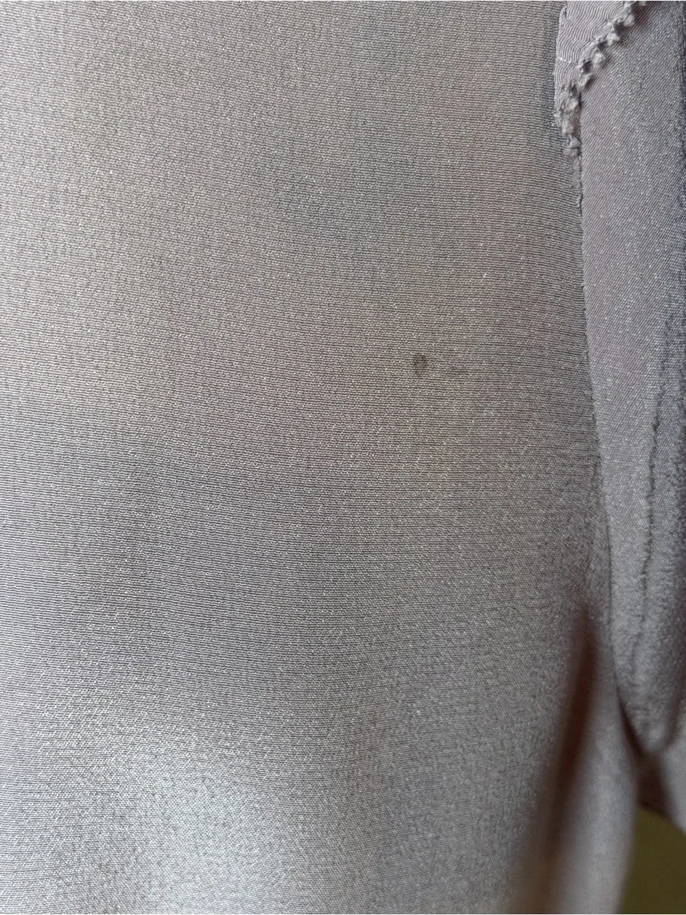 Banana Republic Silk Light Lilac Pleated Button-Front Blouse